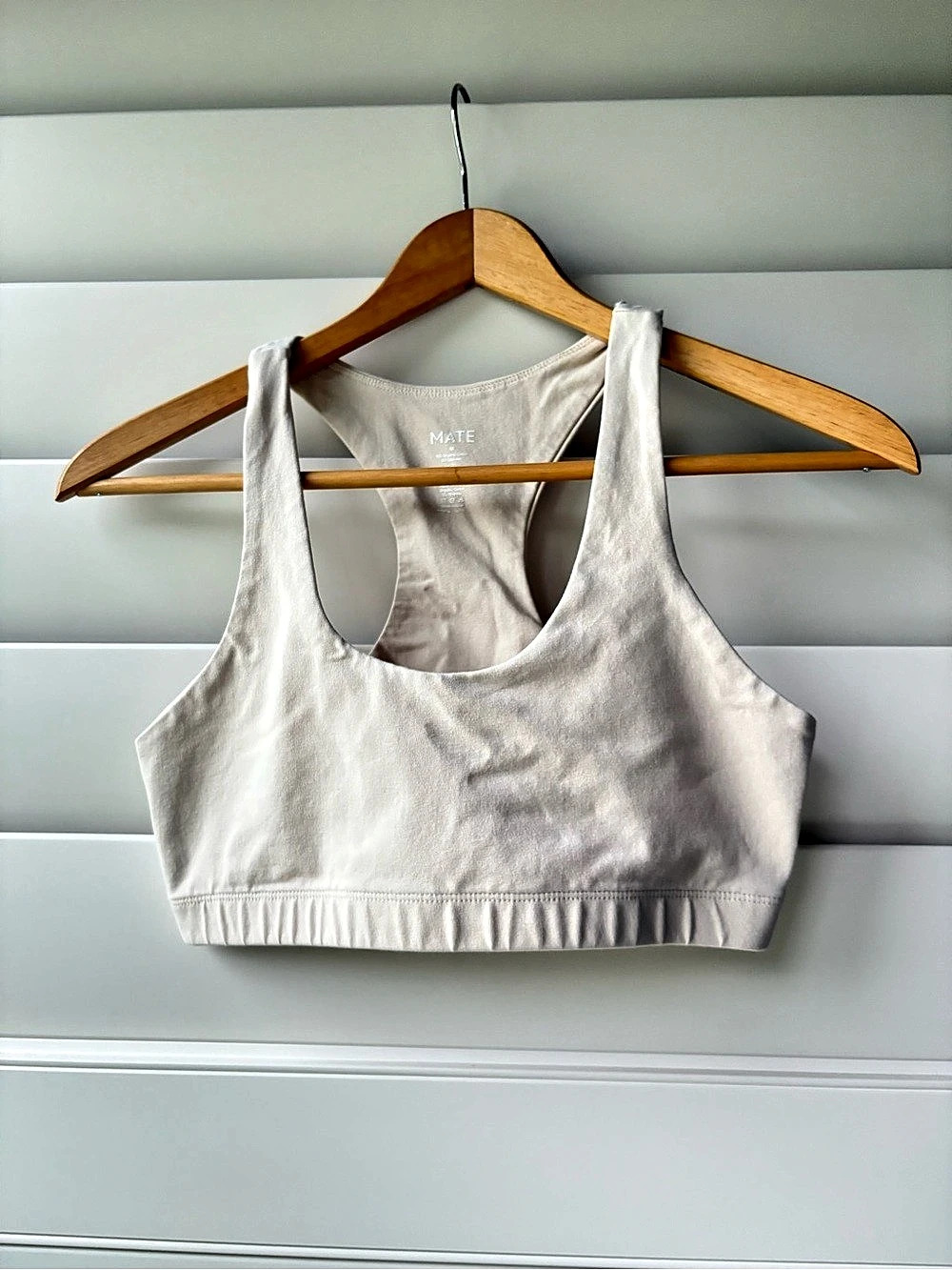 MATE Sports Bra in White Size Medium Like New